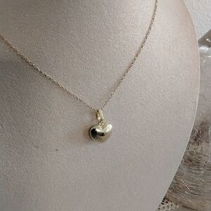Argento Vivo Gold Heart Necklace